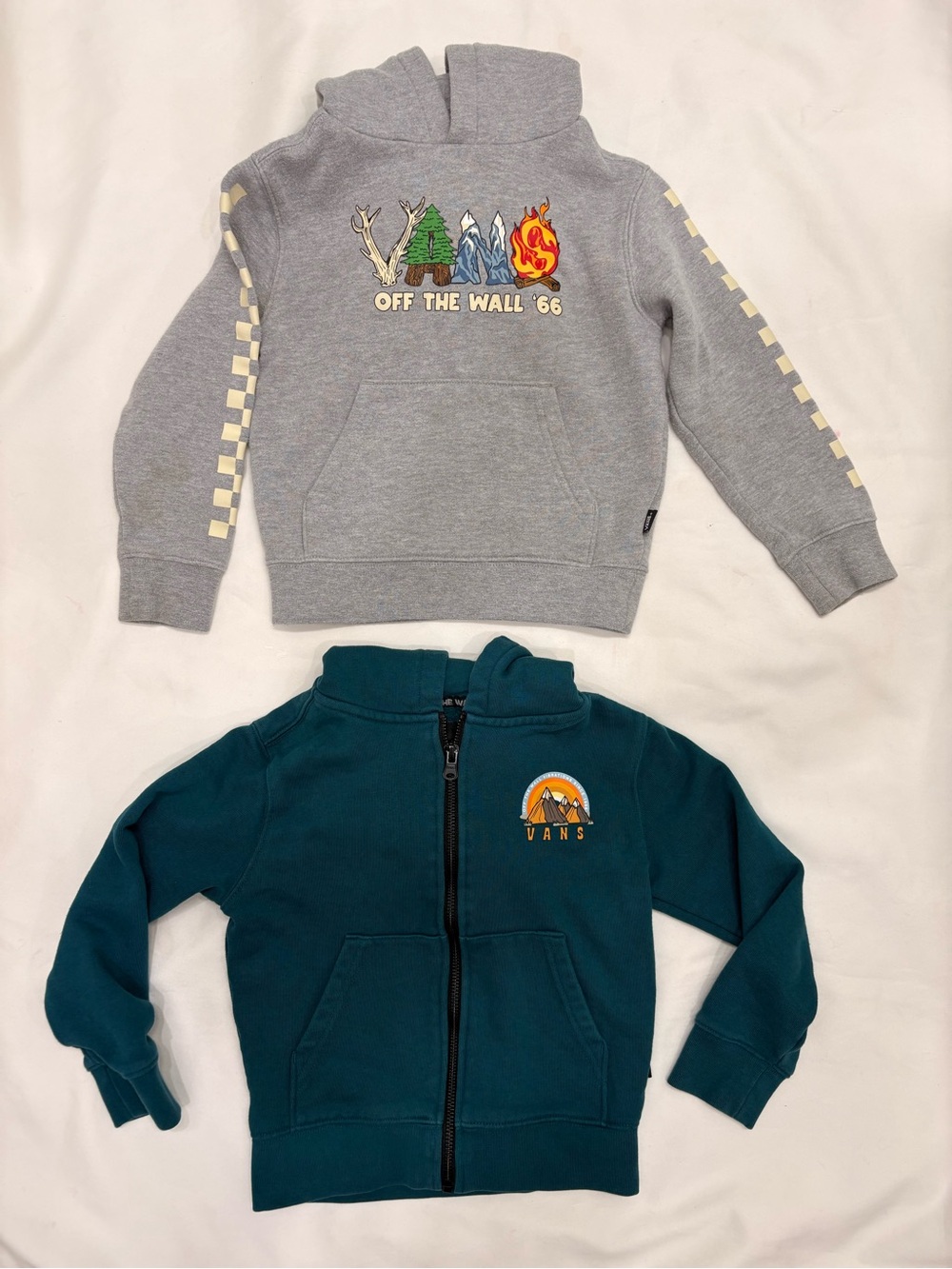 Lot of 2 Toddler VANS Long Sleeve Hoodies Size 3T